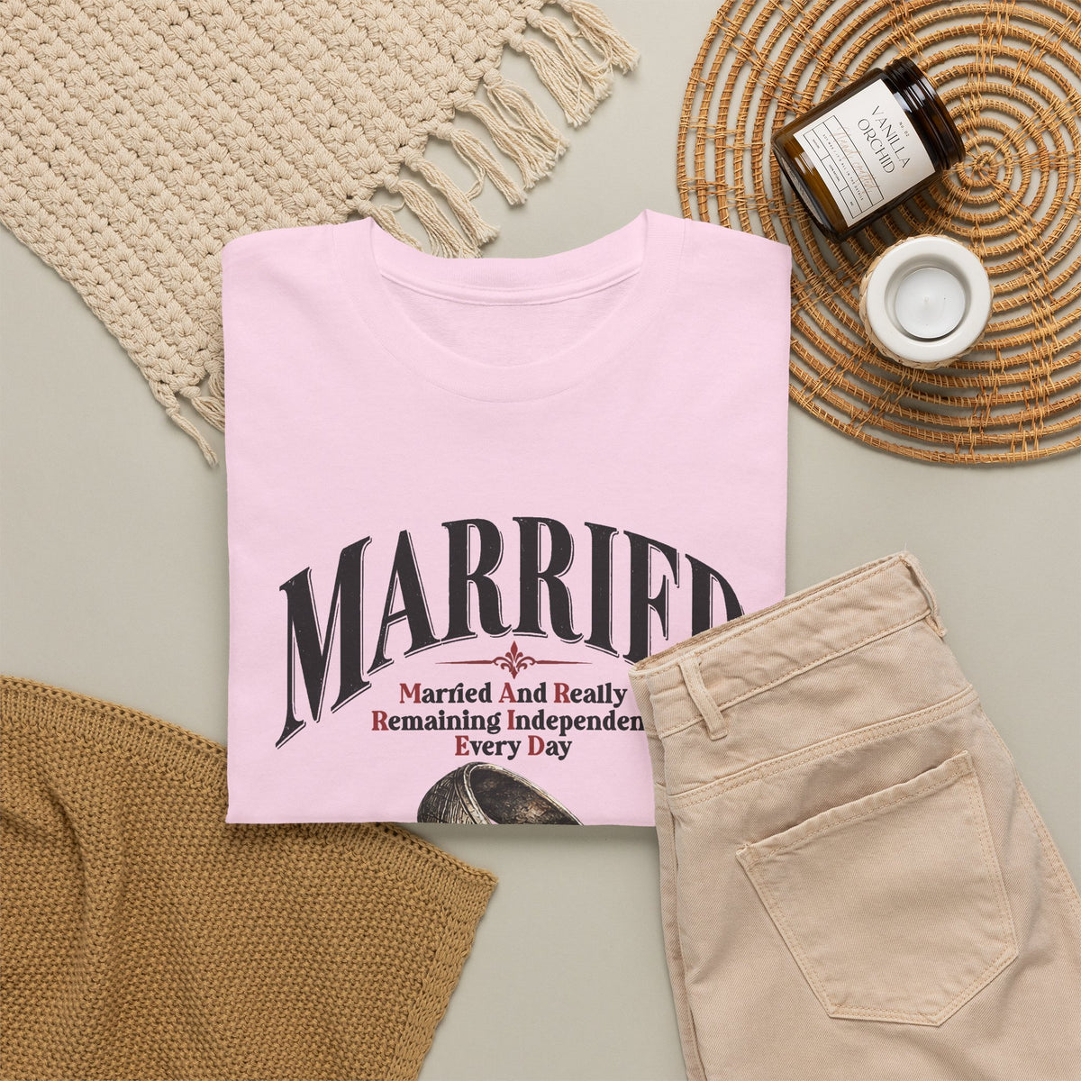 Married But Single T-Shirt — Funny Wedding Ring Humor Tee