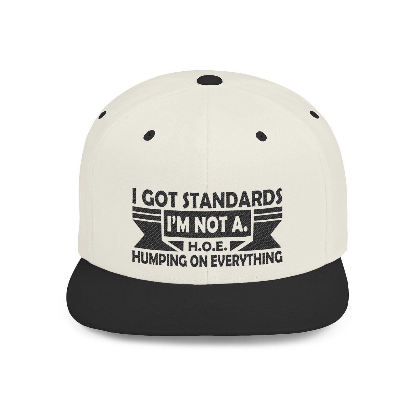 Not A H.O.E. Trendy Snapback Cap, Fun Hat for Casual Days