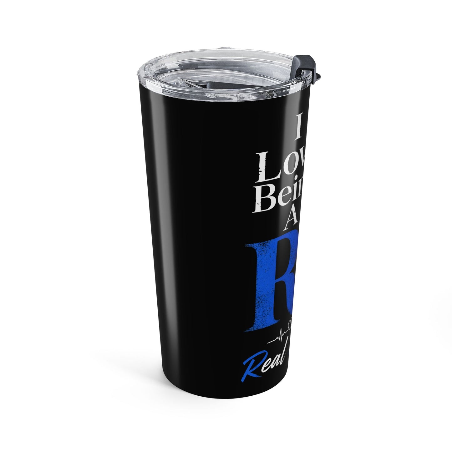 I Love Being A RN 20oz Tumbler – Nurse Stethoscope Travel Cup