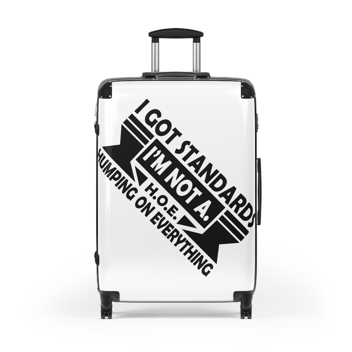 Suitcase with Quote, Travel Luggage, Black Carry-On, Fun Travel Gear, Travel Accessory, Vacation Must-Have