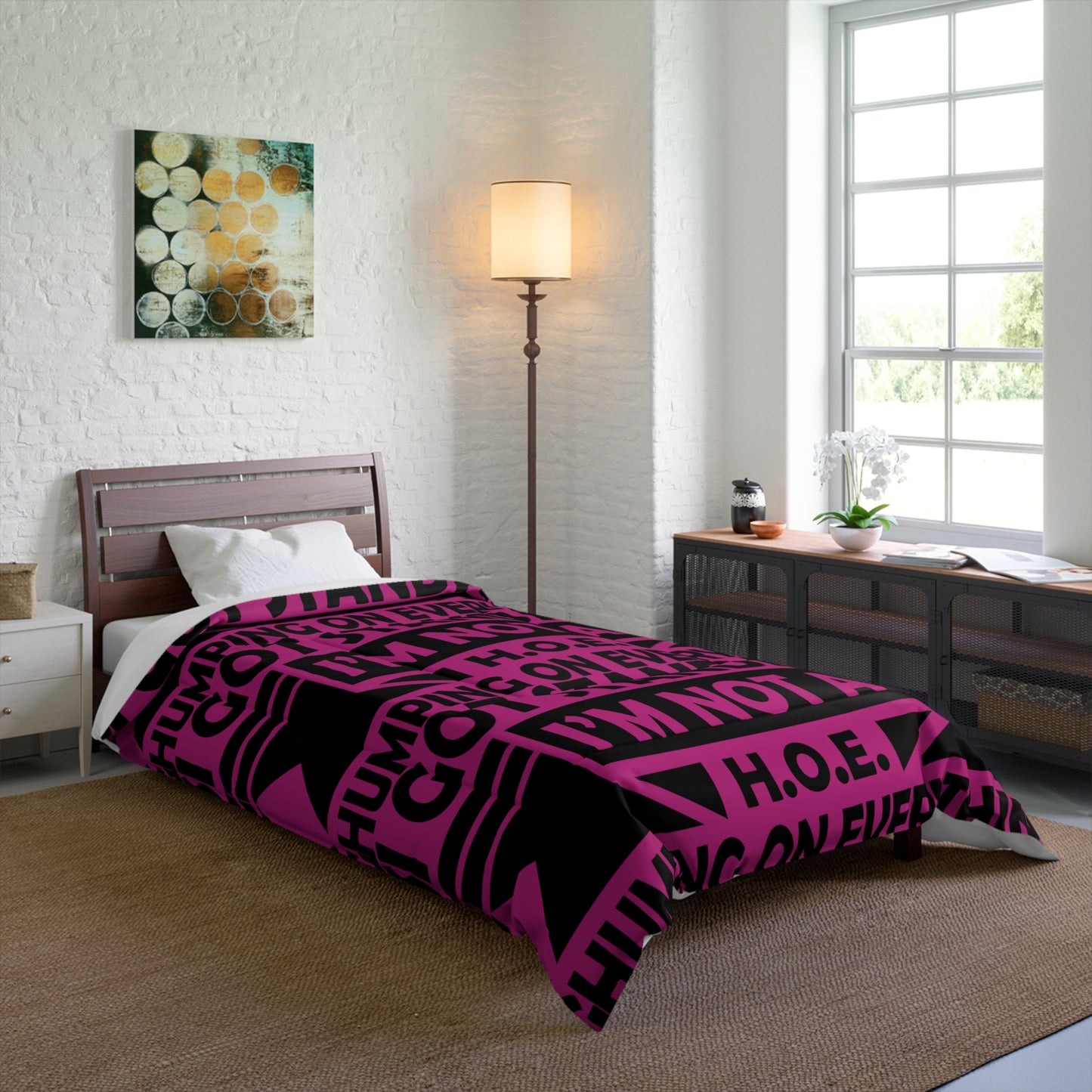 Bold Statement Comforter - Perfect for Bedroom Decor, Gifts for Teens, College Students, Unique Home Accents, Valentine's Day, [...]