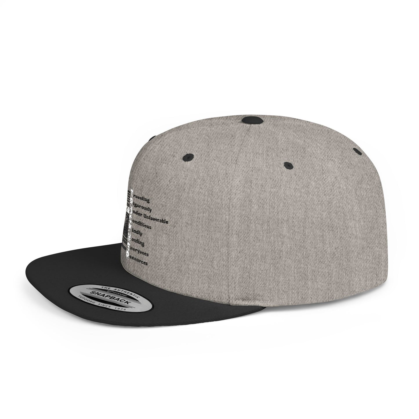 T.R.U.C.K.H.E.R. Flat Bill Snapback | Cool Hat for Outdoor Adventures, Perfect for Women, Gift for Truck Enthusiasts, Road [...]