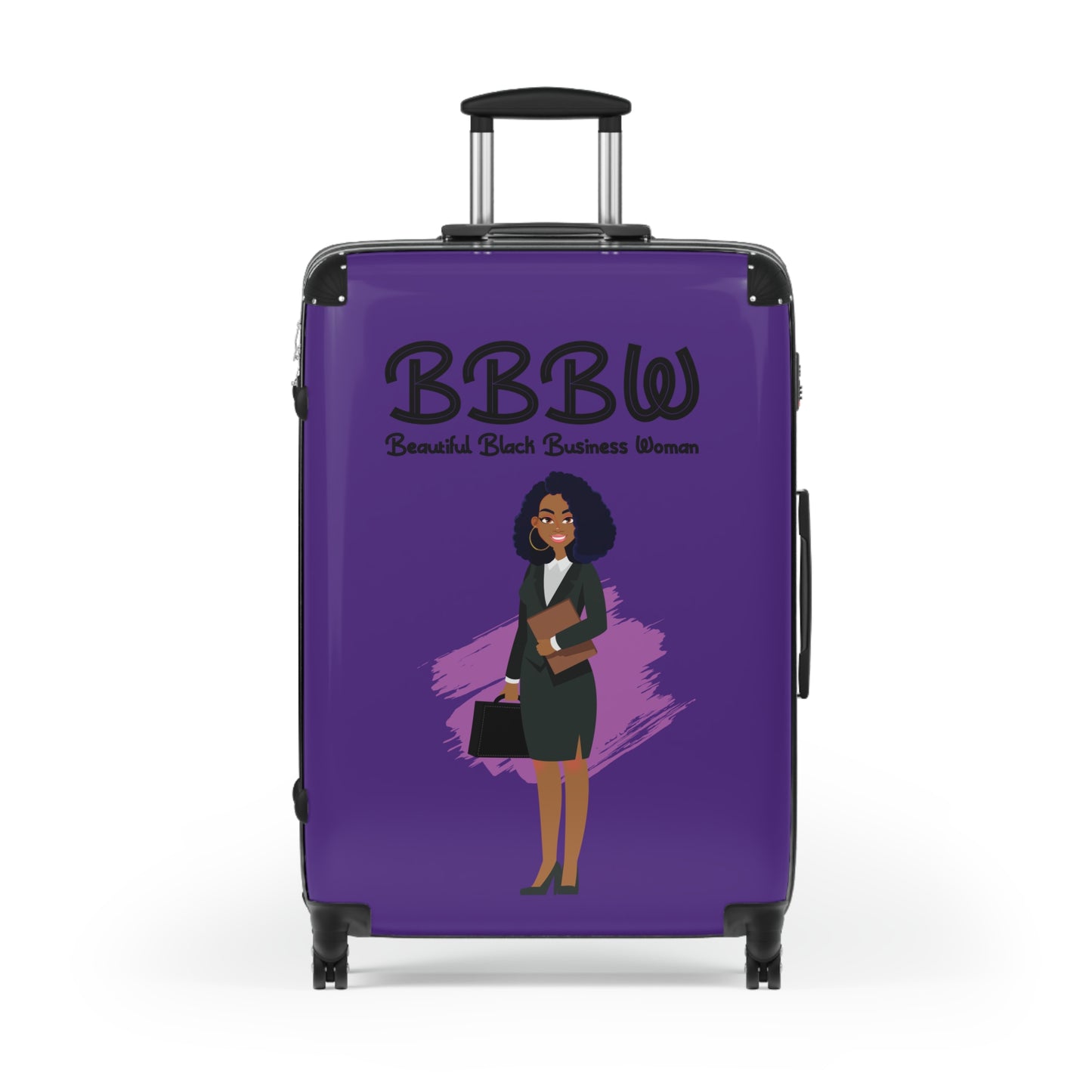 B.B.B.W. Stylish Carry-On Suitcase for Confident Travelers, Business Trips, Travel Accessories, Perfect for Women