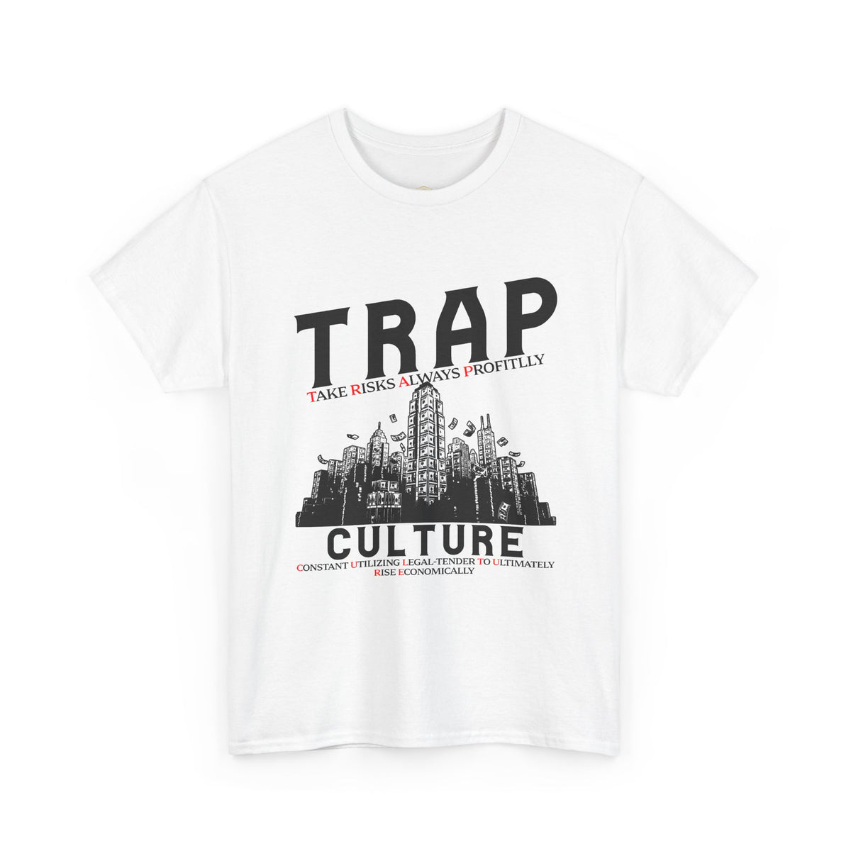 Trap Culture Tee — Urban Cityscape Streetwear T‑Shirt