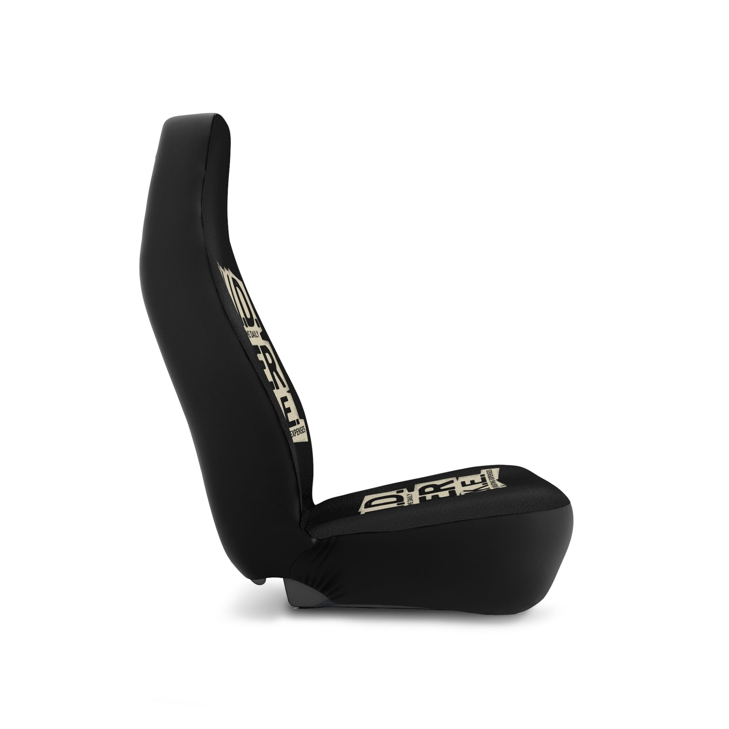 Car Seat Cover — P.A.I.D. "Never Broke" Motivational Design