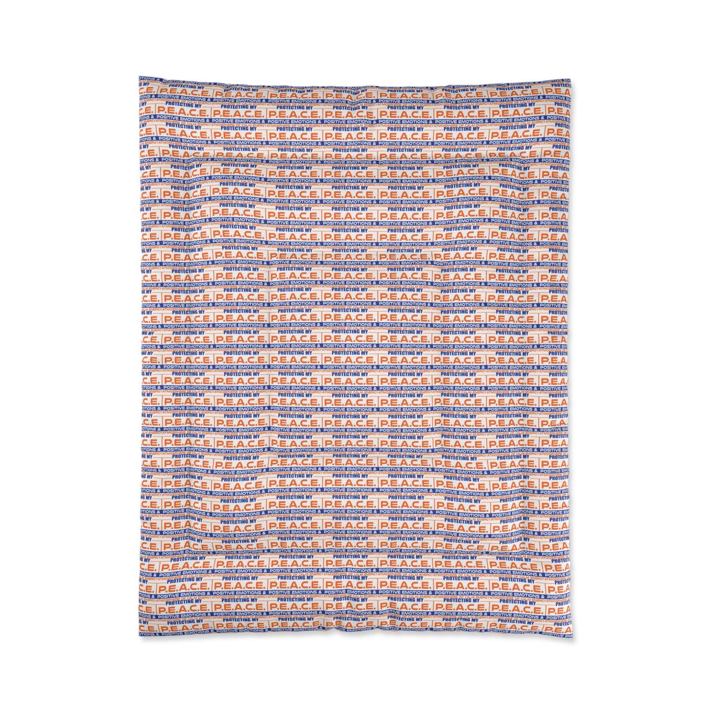 Protecting My P.E.A.C.E. Comforter, Cozy Bedding, Home Decor, Modern Quilt, Bedroom Makeover, Seasonal Gift