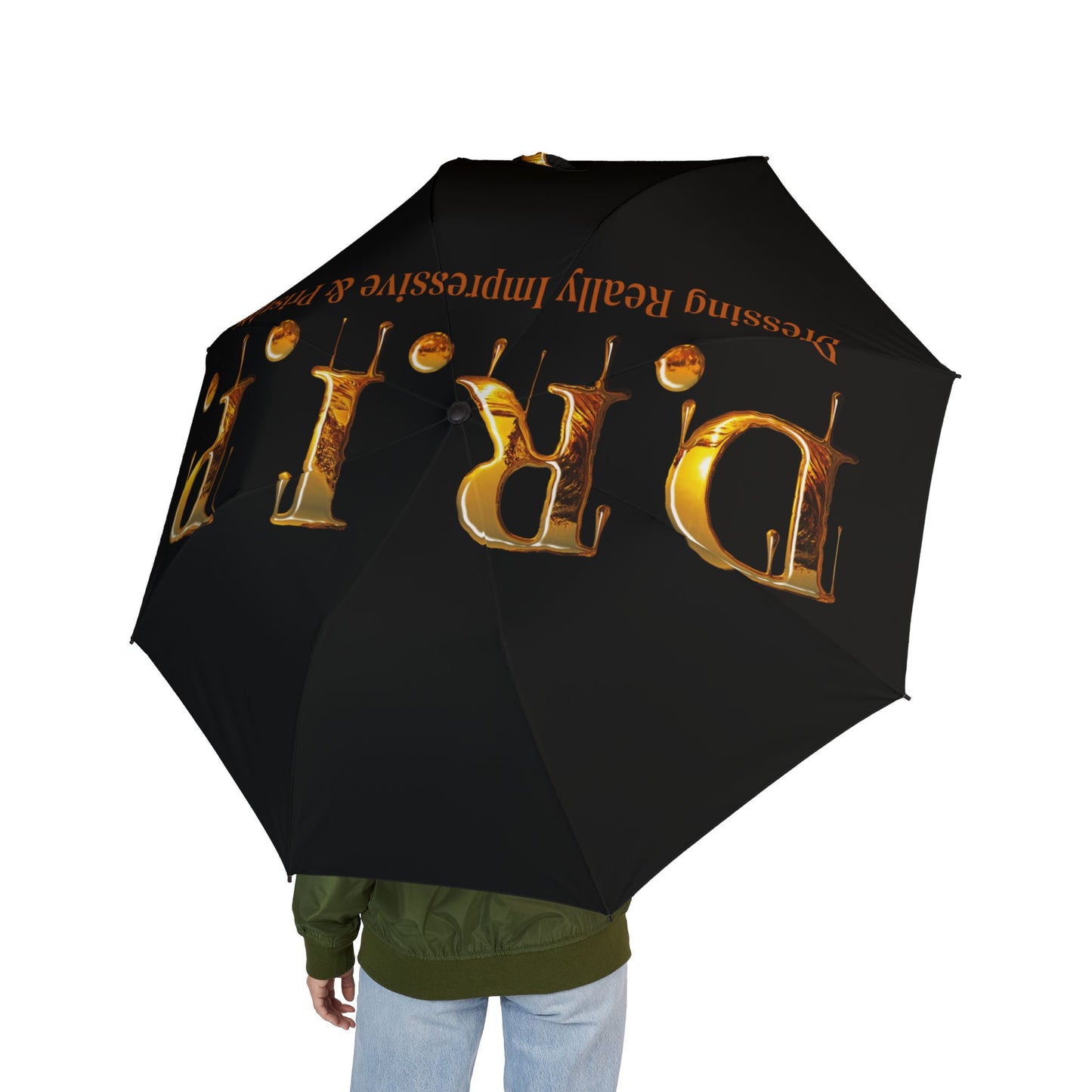 D.R.I.P. Foldable Umbrella — Semi‑Automatic Compact Rain Shield
