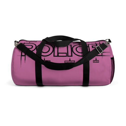 P.O.L.I.C.E. Duffel Bag with poem - Gym, Travel, Sports, Weekend Getaway, Back to School