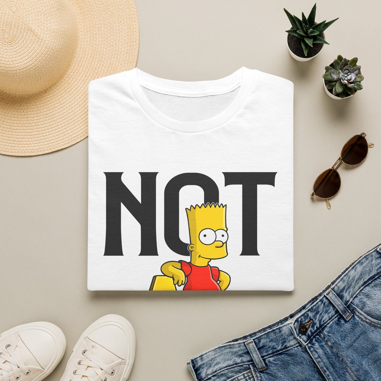 Not A S.I.M.P. T-Shirt — Funny Bart Simpson Graphic Tee
