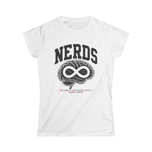 Nerds Brain Infinity Tee — Funny STEM Gift Shirt