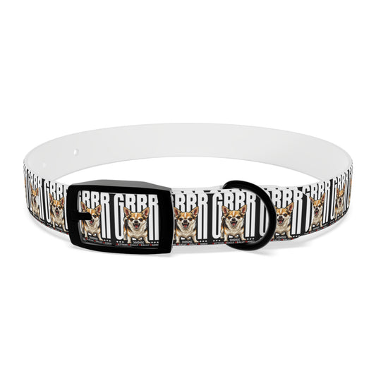 Grrr Getting Really Really Raged Dog Collar – Cute Tough Pup Pattern Collar
