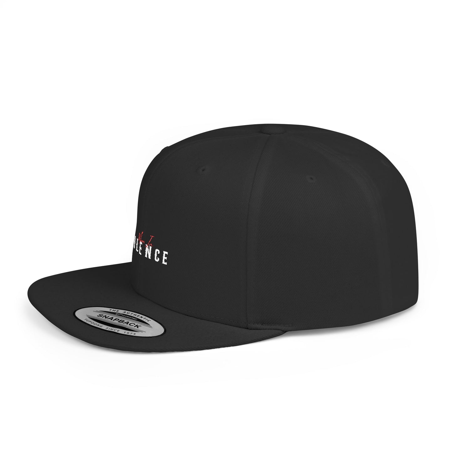Move In S.I.L.E.N.C.E. Sleek Flat Bill Snapback Hat, Cool Urban Hat, Trendy Cap, Street Style Accessory, Gift for Him/Her, Casual Fashion Must-Have