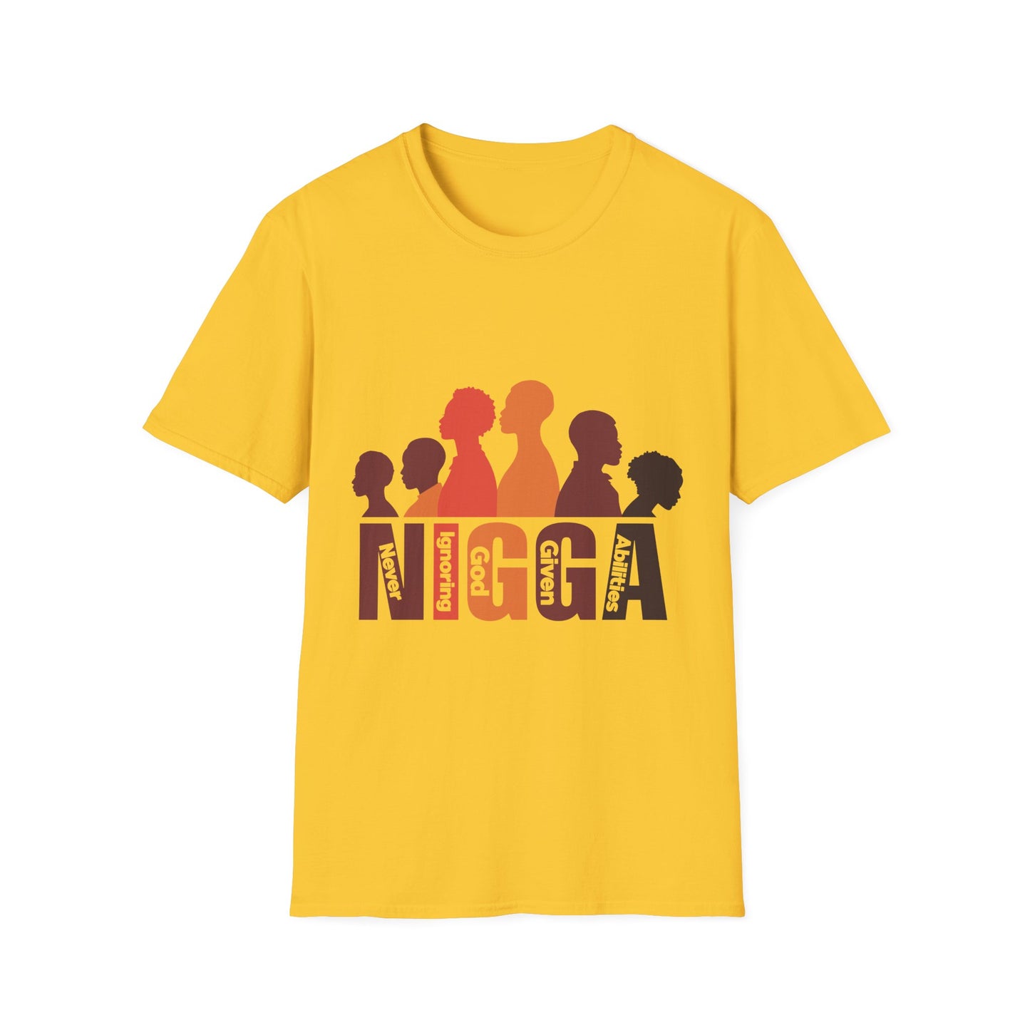 N.I.G.G.A. Diversity Matters Unisex Softstyle T-Shirt - Celebrate Unique Perspectives