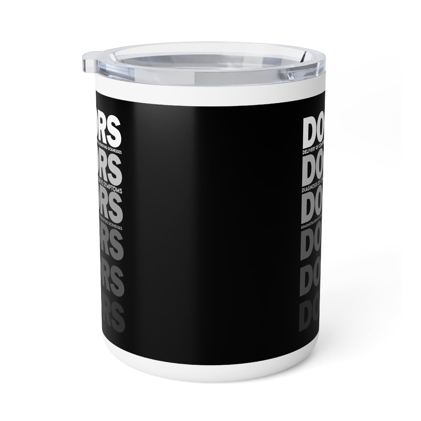 D.O.C.T.O.R.S. Stylish Insulated Coffee Mug | 10oz | Modern Minimalist Design, Perfect Gift for Doctors, Home Office, Travel