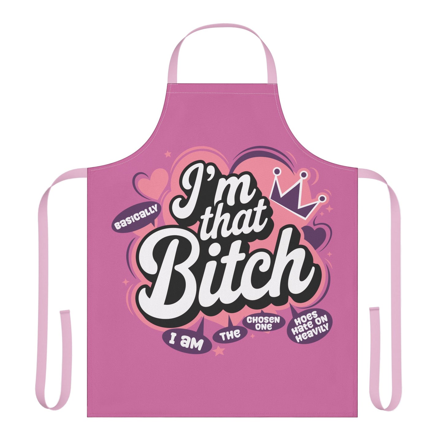 Funny Pink 'I'm That Bitch' Apron – Bold Statement Kitchen Apron for Chefs & Gift-Giving