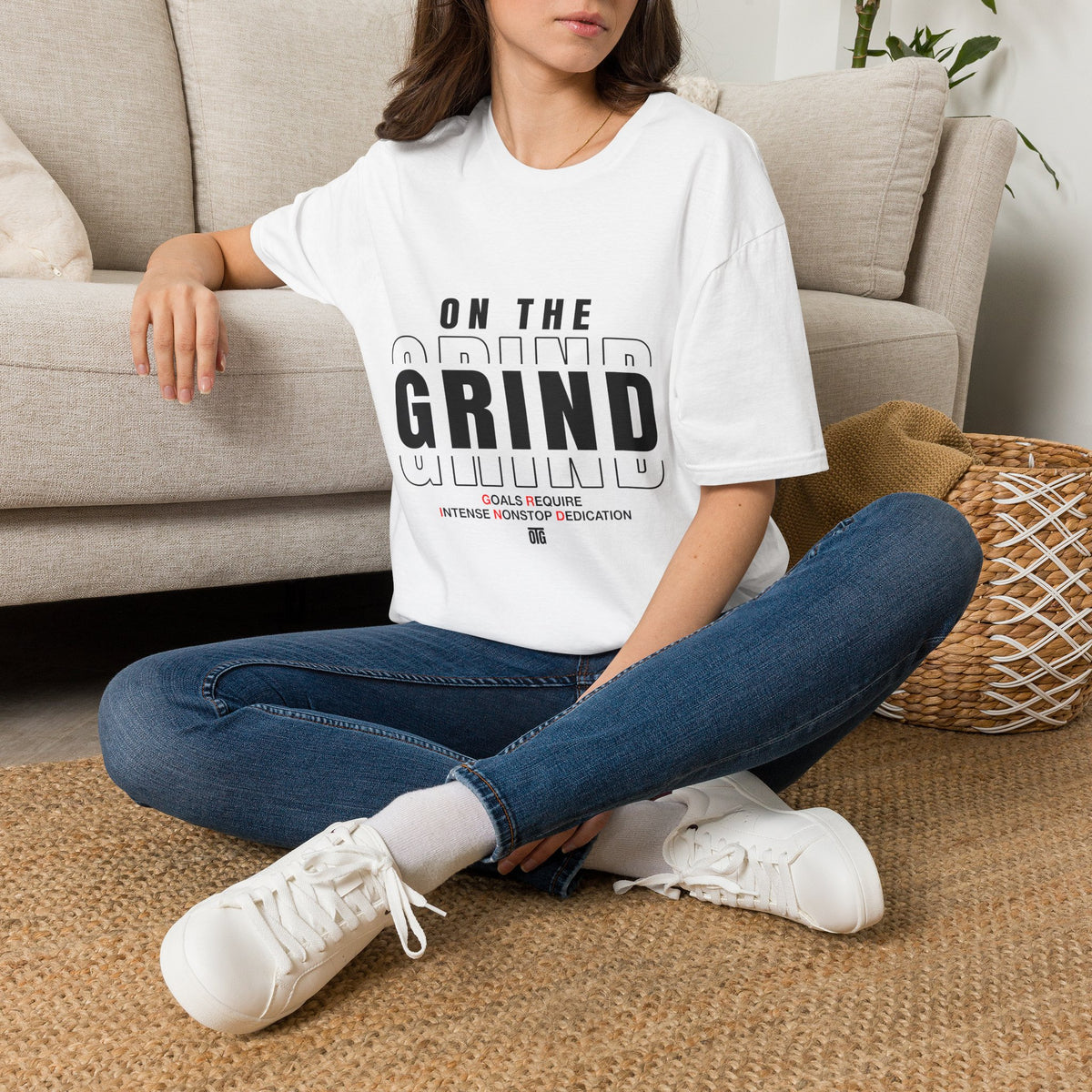 On The Grind T-Shirt — Motivational Graphic Tee for Hustle & Work Ethic