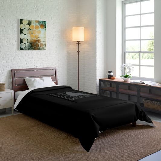 L.O.N.E.R.S. Comforter - Cozy Blanket for Introverts, Unique Home Decor, Perfect Gift for Self-Care, Bedroom Aesthetic, Dorm Room Essentials