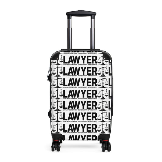 Lawyer Luggage Bag, Legal Professional Travel Case, Vacation Suitcase, Gift for Attorneys, Business Trip Bag