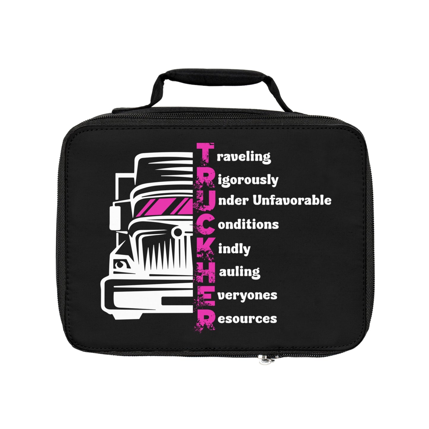 Trucker Lunch Bag – 'TRUCKER' Acronym Design (Traveling Rigorously Under Unfavorable Conditions)