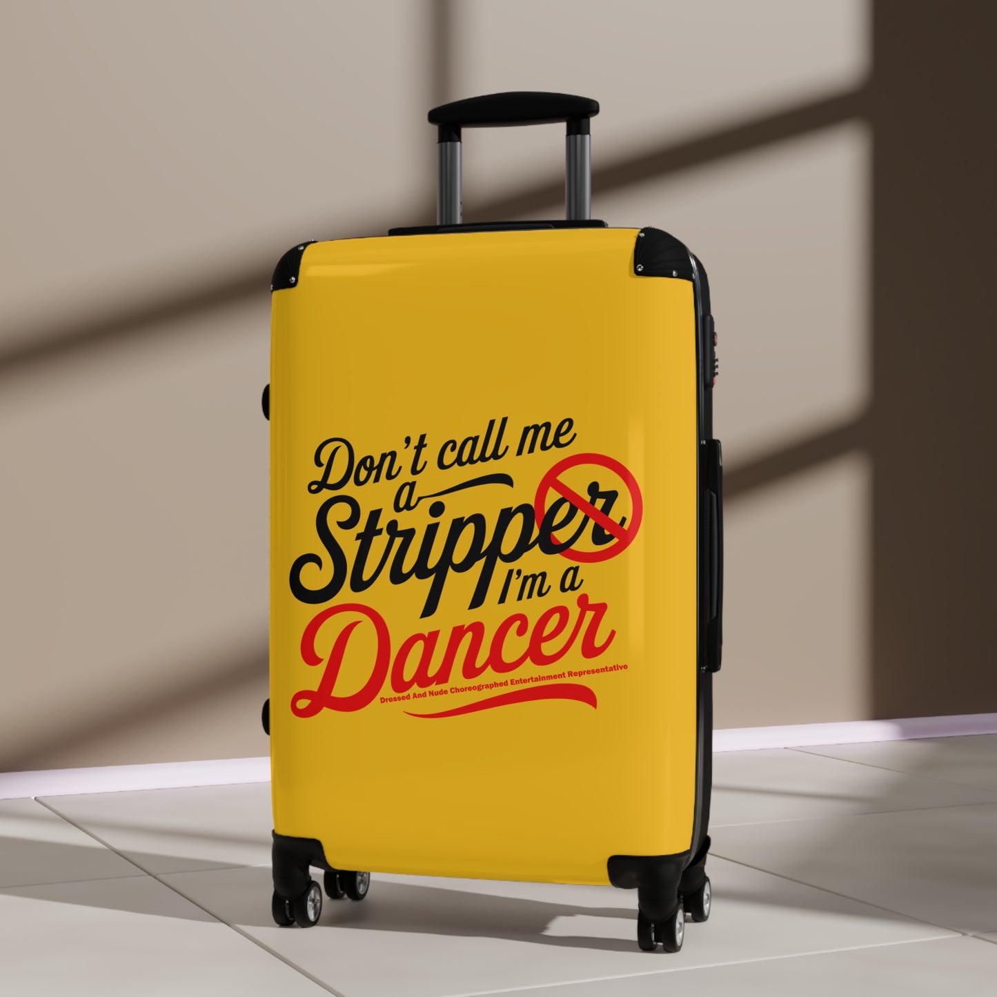 Stripper, Dancer Suitcase: Travel in Style, Bold Luggage for Adventurers, Perfect for Gifts, Dance Lovers, and Special Occasions