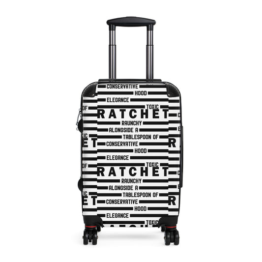 RATCHET Stylish Suitcase for Travel, Luggage for Adventures, Unique Travel Gear,