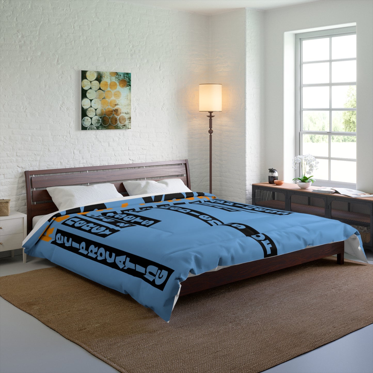 Heartfelt Relationship Comforter - Cozy Bedspread for Couples, Unique Gift for Anniversaries, Birthdays, Love & Romance Decor