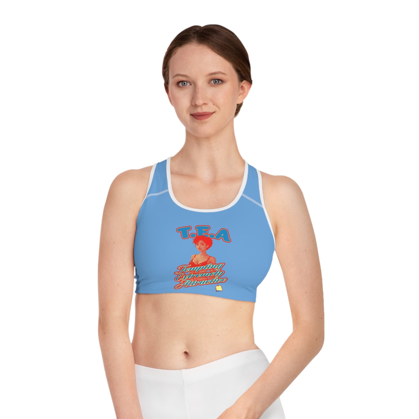 Body T.E.A. Empowering Sports Bra: Fitness, Workout, Activewear, Yoga, Gift for Her, Casual Style