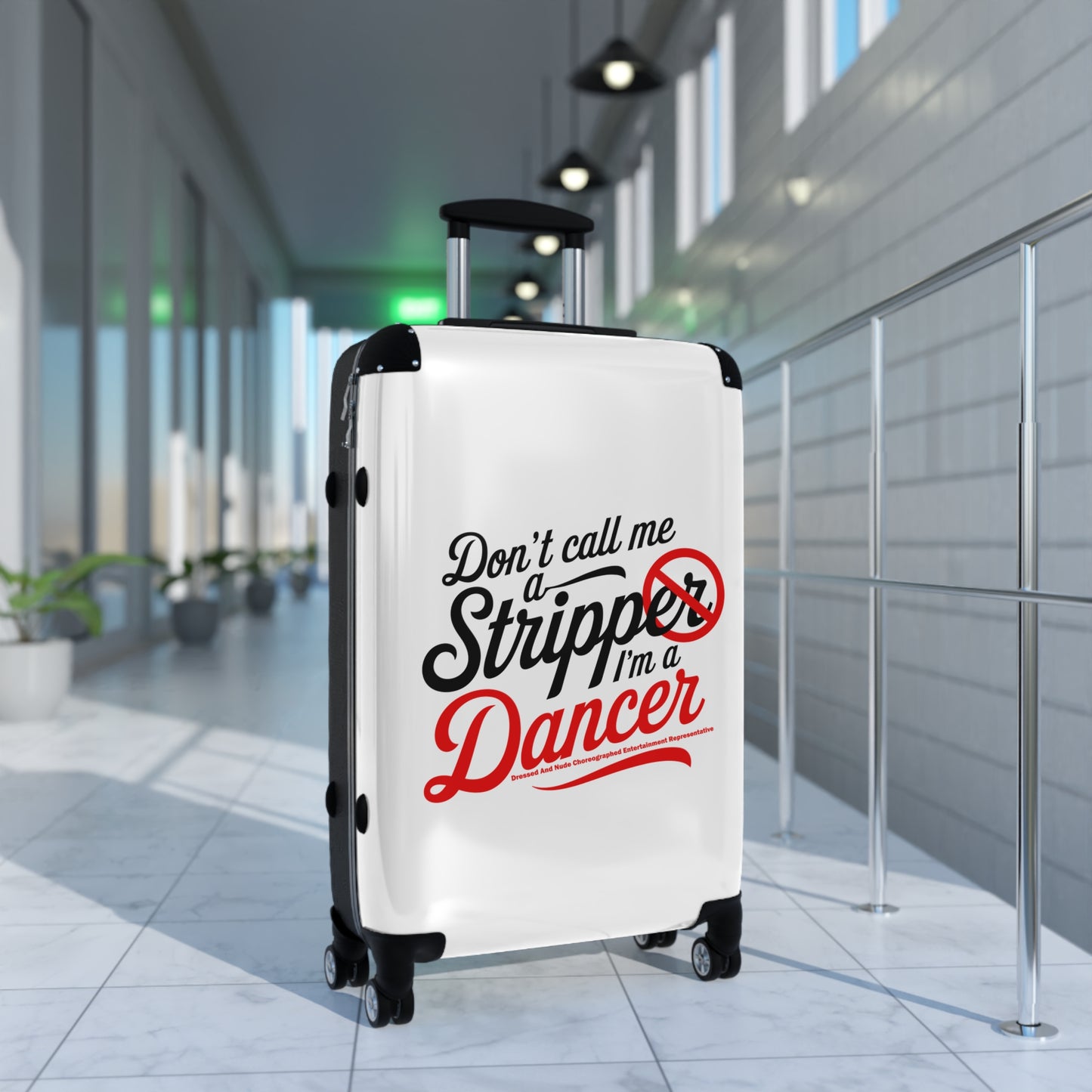 STRIPPER Suitcase: Travel Style, Holiday Gift, Unique Dancer Luggage, Stripper Humor, Travel Essentials
