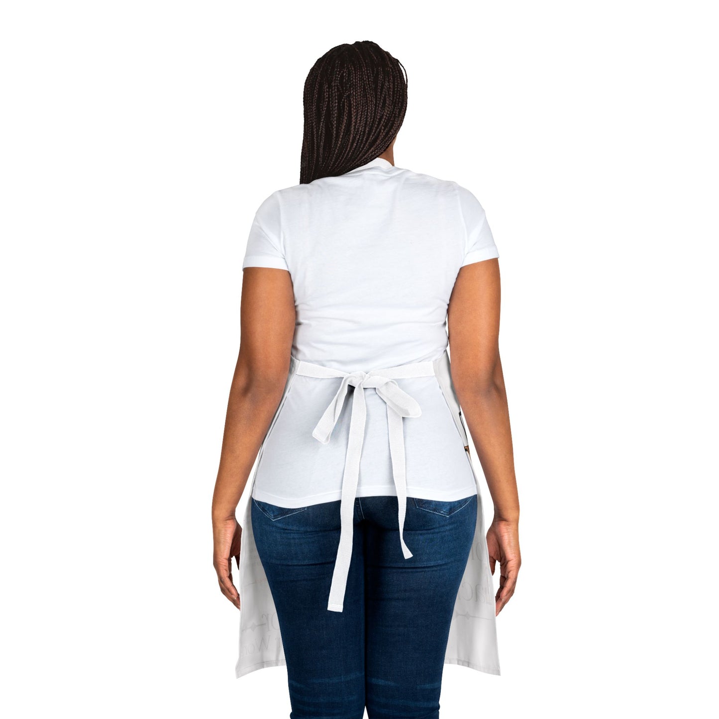 PREMIUM Wedding Vows Apron — “We're Indefinitely For Each Other” Chef Apron (Better or Worse)