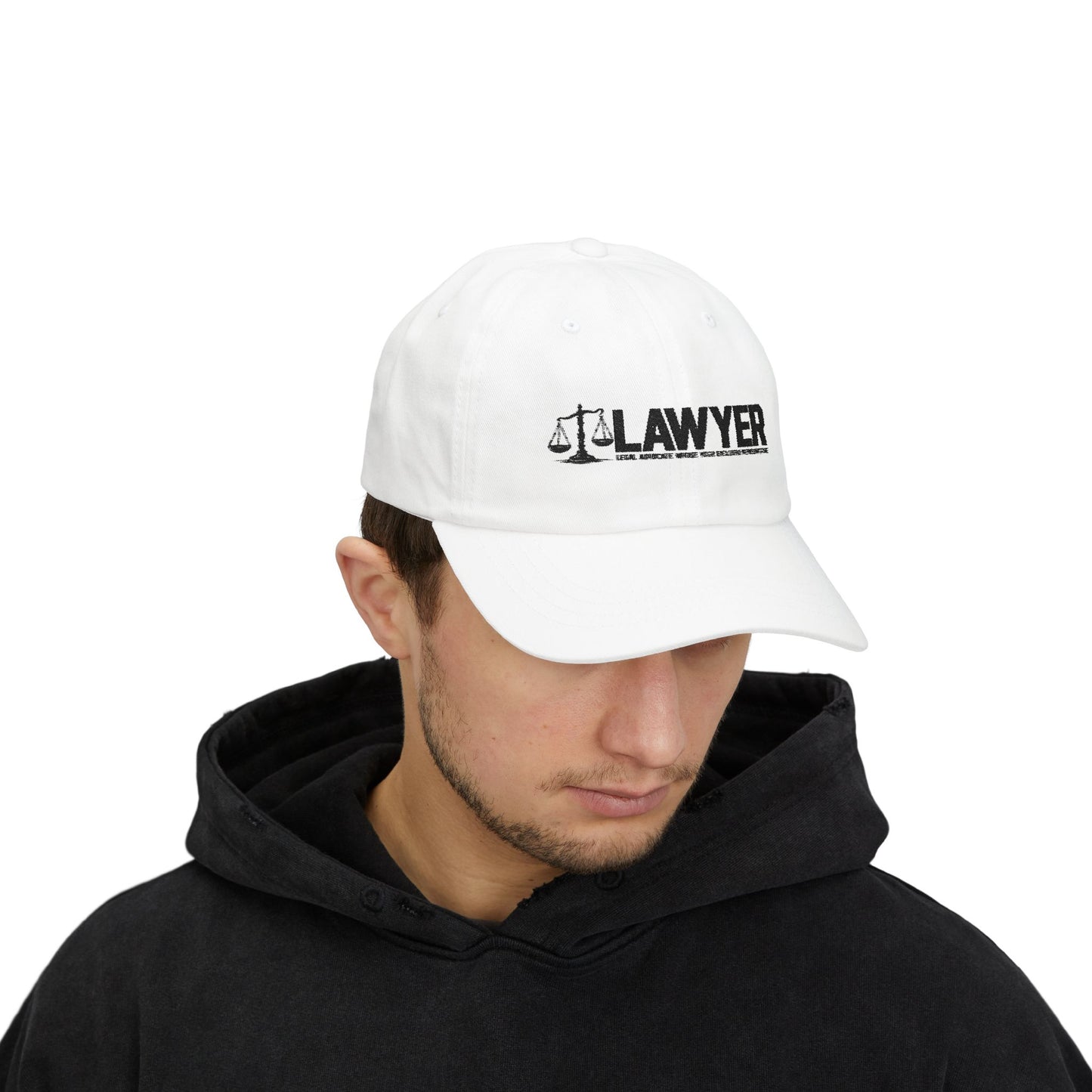 L.A.W.Y.E.R. Classic Dad Cap | Adjustable Hat for Legal Professionals | Gift for Lawyers, Law Students, Graduation, Father’s Day