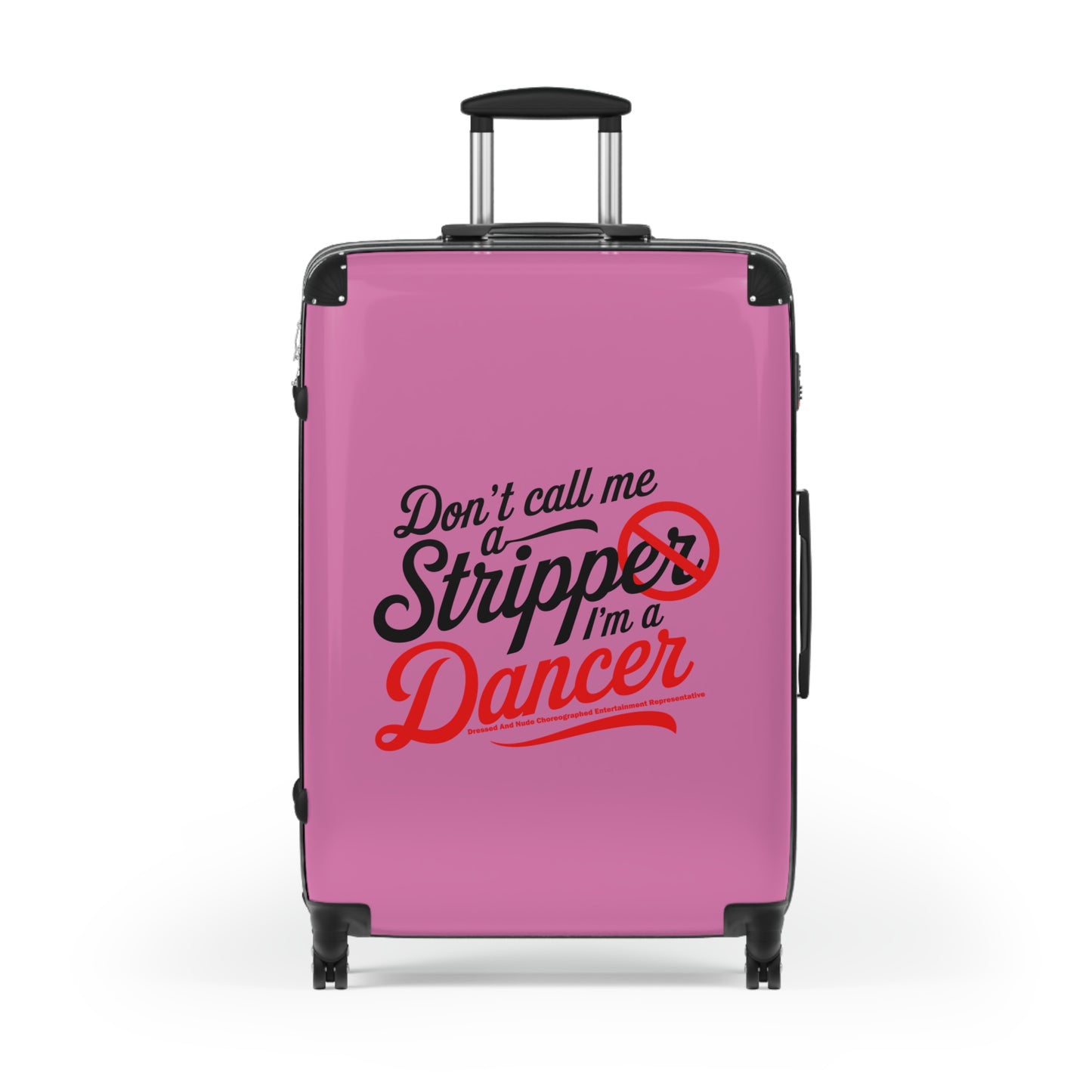 Stripper Travel Suitcase - Don't Call Me a Stripper I'm a Dancer, Bachelorette Party Gift, Weekend Getaway Bag, Unique Luggage, [...]