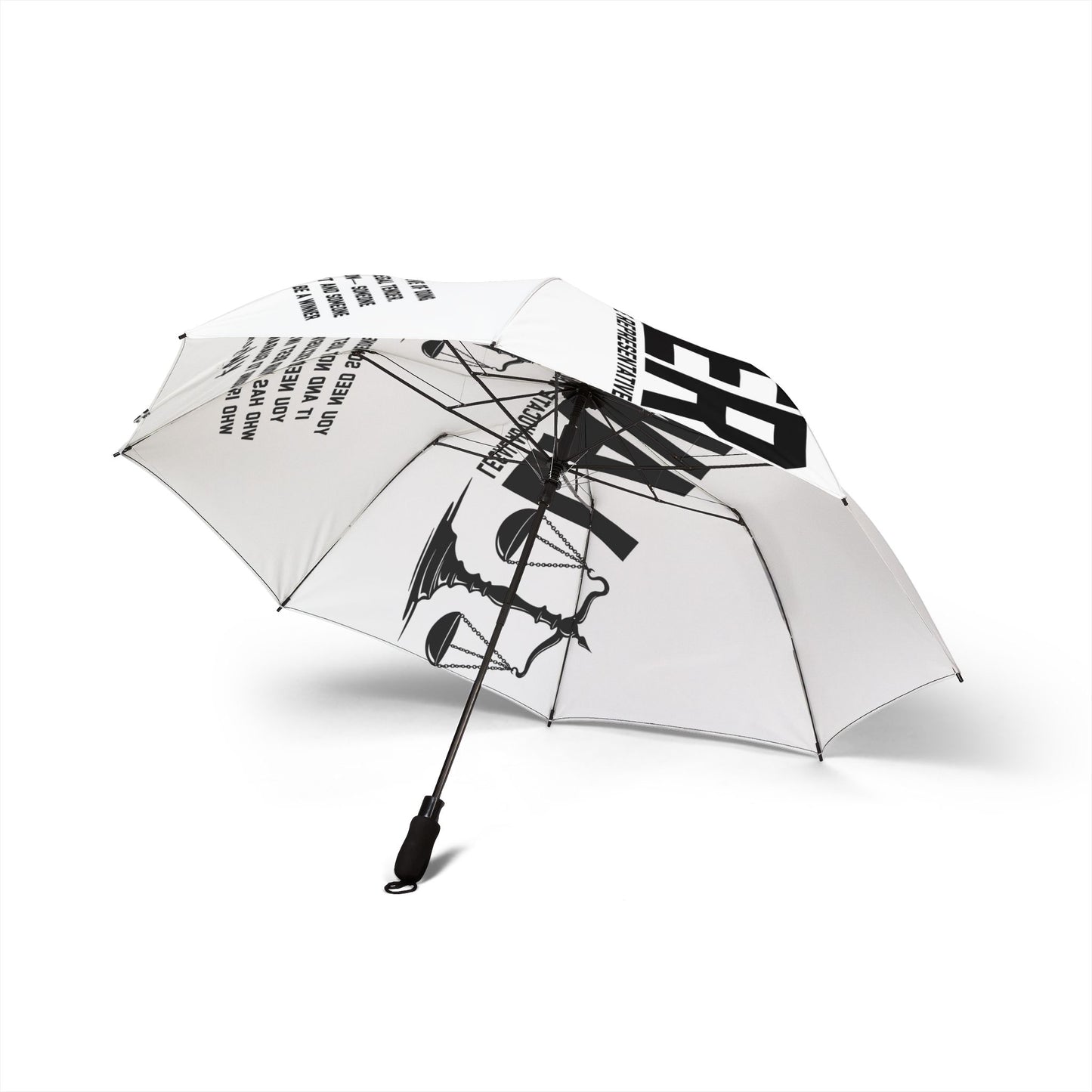 Lawyer Print Umbrella — Foldable Semi‑Automatic Travel Umbrella