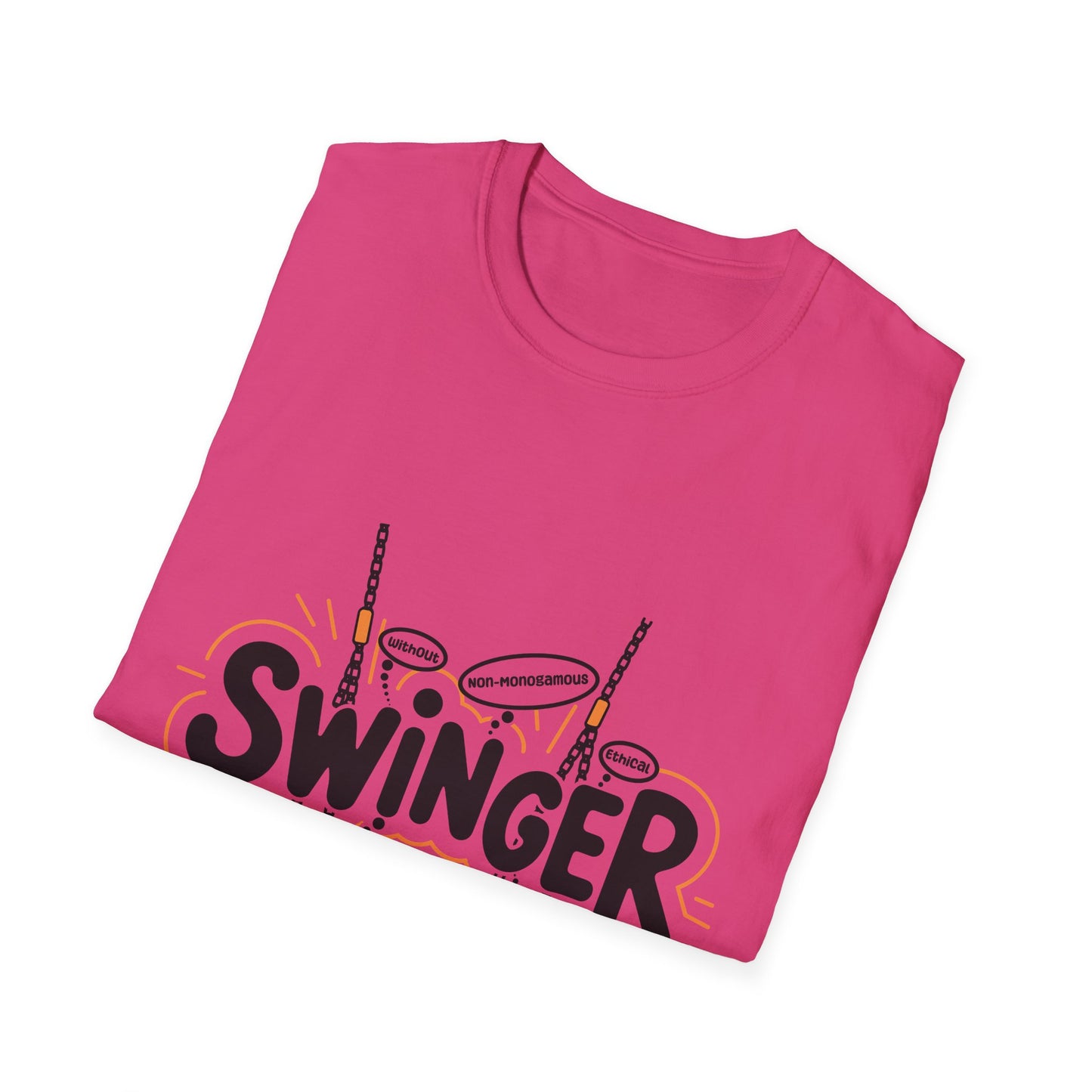 Fun S.W.I.N.G.E.R. (Sex Without Infidelity Non-Monogamous Groups Ethical Relationships) T-Shirt - Perfect for Promiscuous Spirits, Ethical Non-Monogamy & Adult Fun