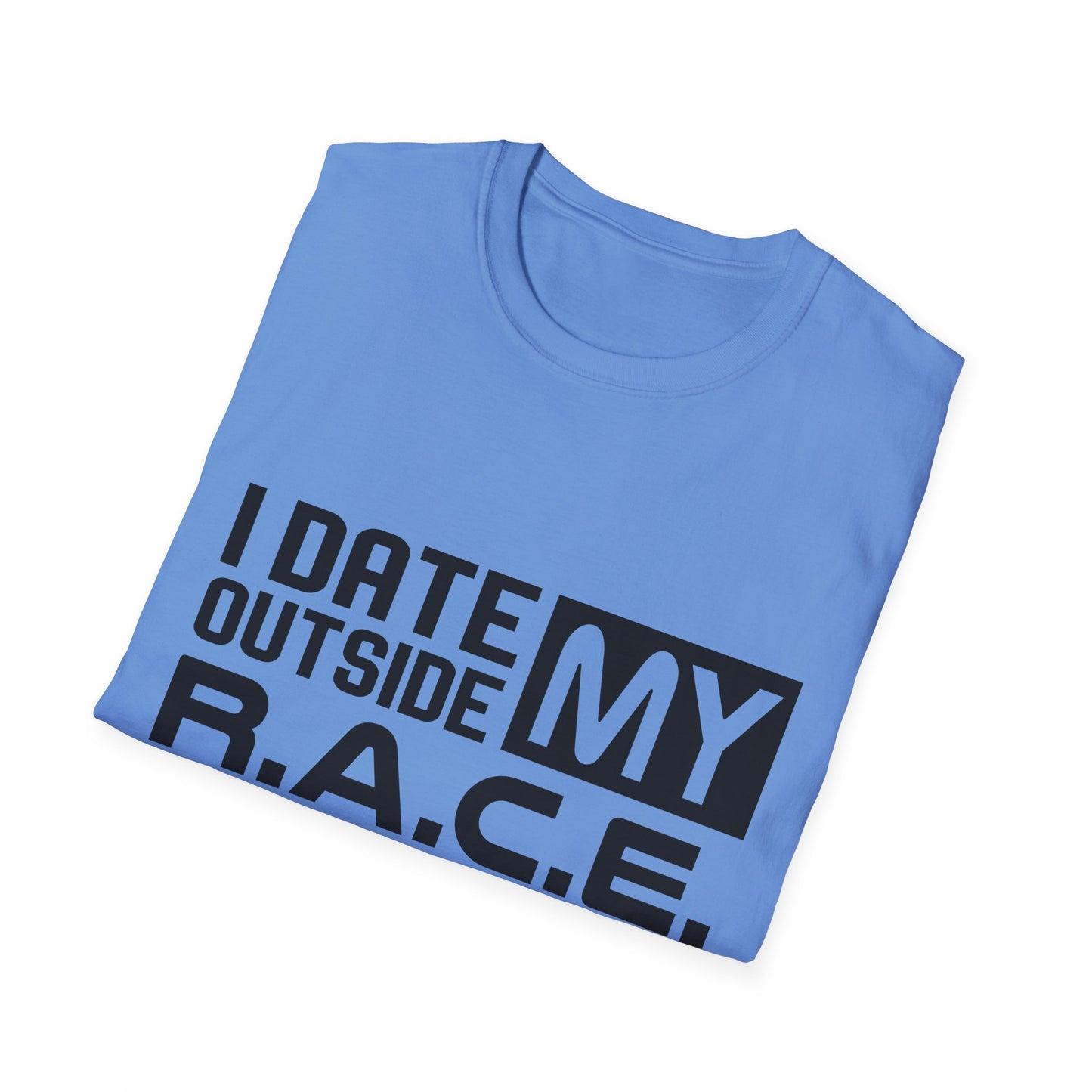 R.A.C.E. Unisex Softstyle T-Shirt Interracial For Couples