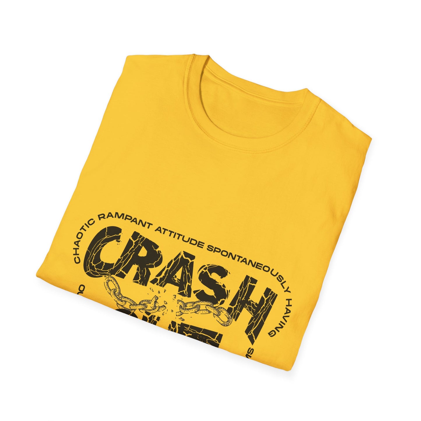 C.R.A.S.H. O.U.T. Unisex T-Shirt - Relaxed Style for Casual Days, Perfect for Everyday Wear, Gift Idea for Friends, Great for Lounging, Summer [...]