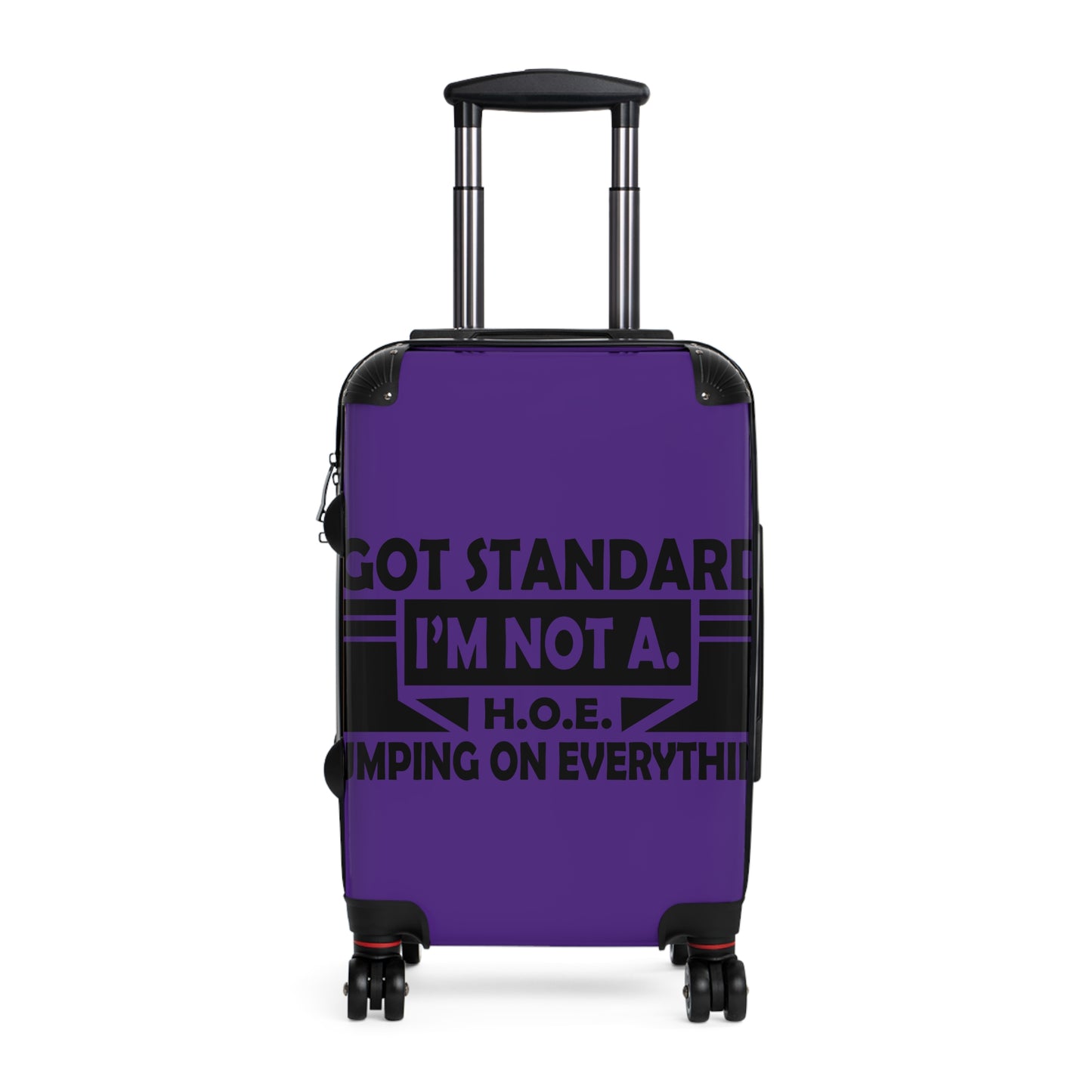 I'M Not A H.O.E. Travel Suitcase with Bold Quote, Fun Luggage for Adventurers, Unique Carry-On for Trips, Gift for Travelers, Vacation Essentials