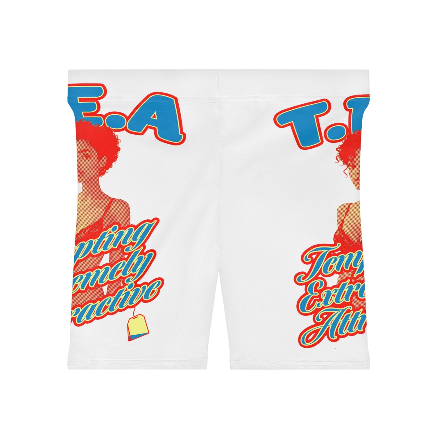 Body T.E.A. Women's Trendy Biker Shorts, Comfortable Activewear for Fitness & Leisure, Summer Fashion, Gift for Her, Sporty Style