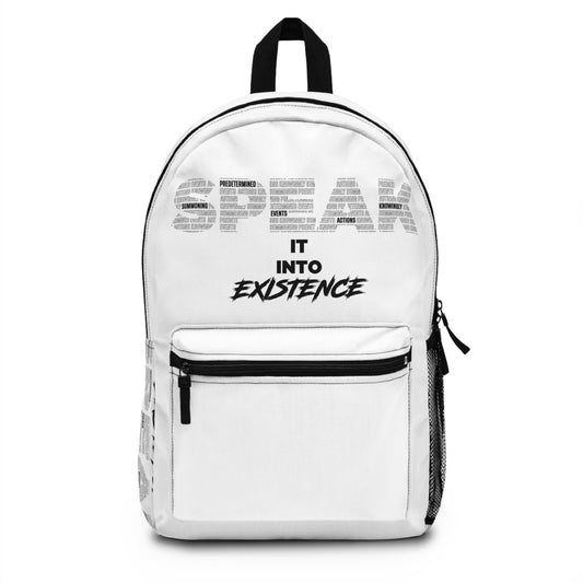 Inspirational Backpack - Speak It Into Existence, Motivational Bag, School Supplies, Travel Gear, Gift for Graduates, Trendy Daypack