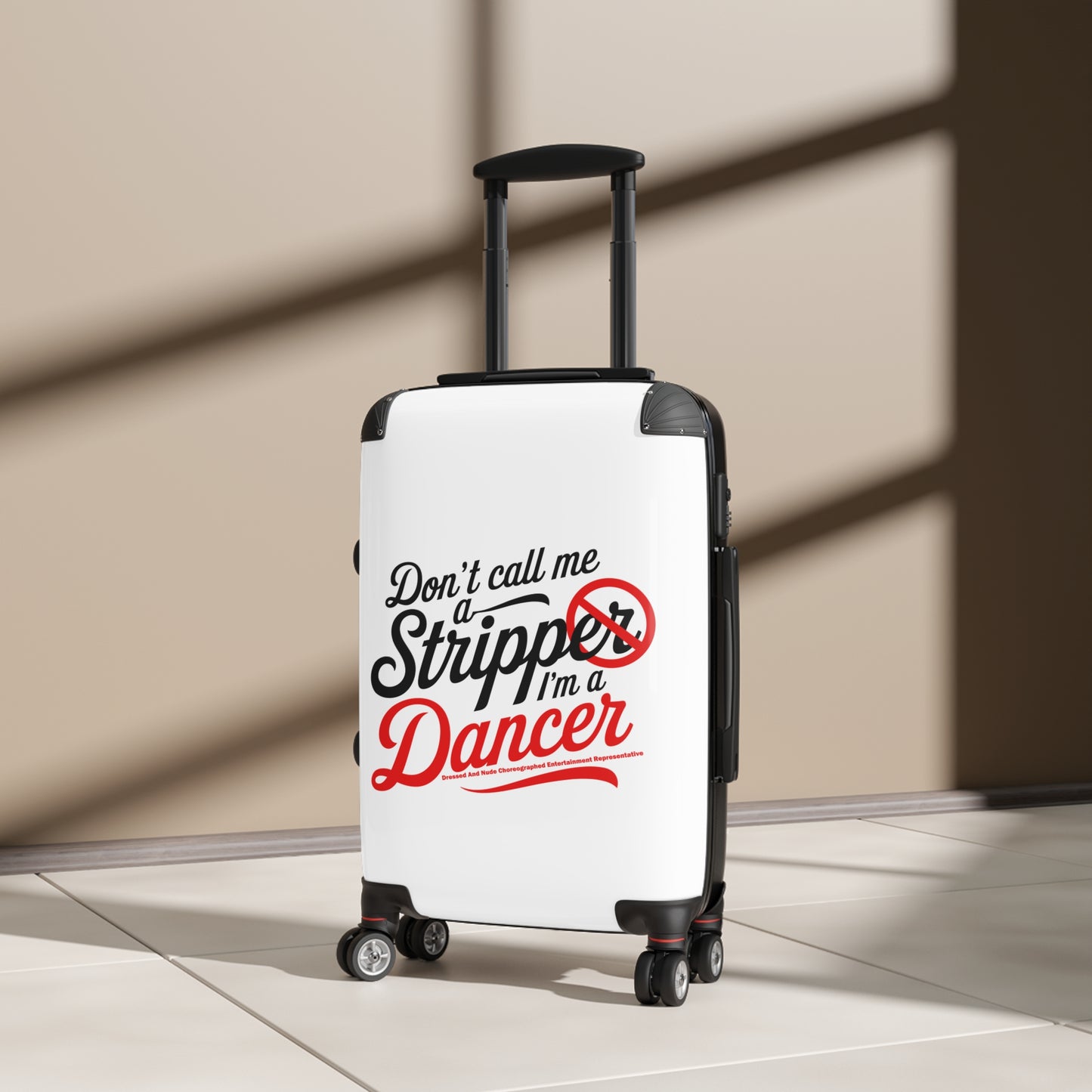STRIPPER Suitcase: Travel Style, Holiday Gift, Unique Dancer Luggage, Stripper Humor, Travel Essentials