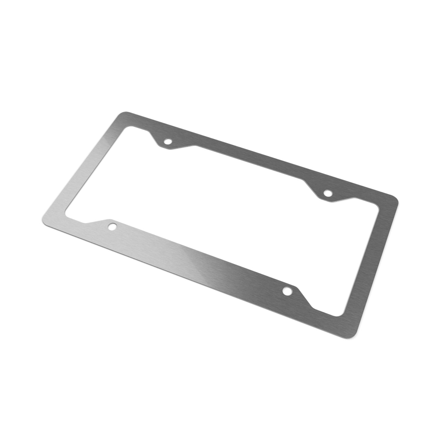 B.A.D. B.I.T.C.H. Metal License Plate Frame — Slim Decorative Car Trim
