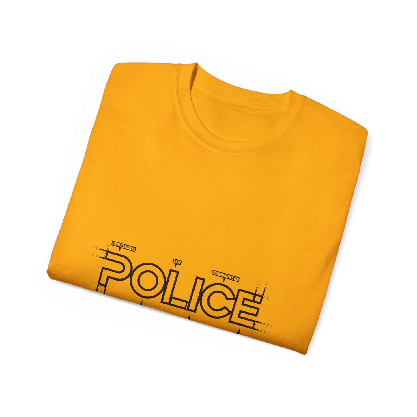 P.O.L.I.C.E. "Professional Officer of Law Improving Communities On Earth" Statement Tee - Ultra Cotton T-Shirt for Everyday Style