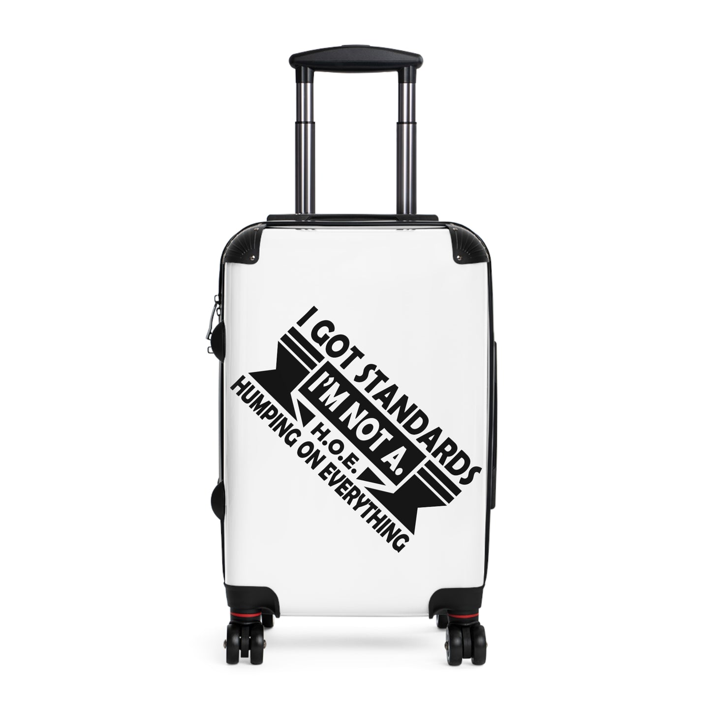 Suitcase with Quote, Travel Luggage, Black Carry-On, Fun Travel Gear, Travel Accessory, Vacation Must-Have