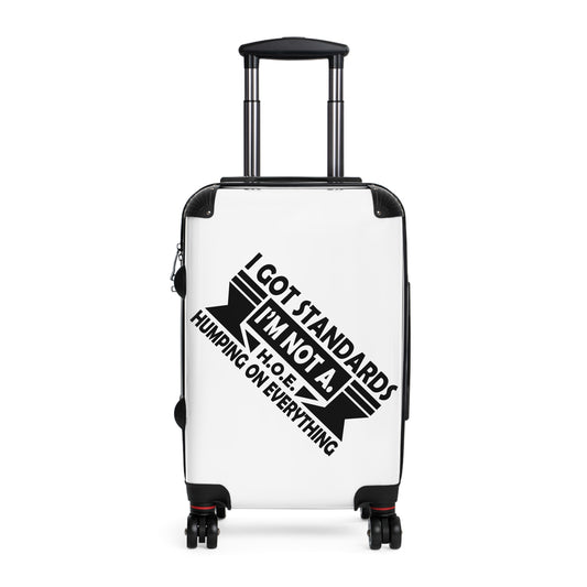 Suitcase with Quote, Travel Luggage, Black Carry-On, Fun Travel Gear, Travel Accessory, Vacation Must-Have