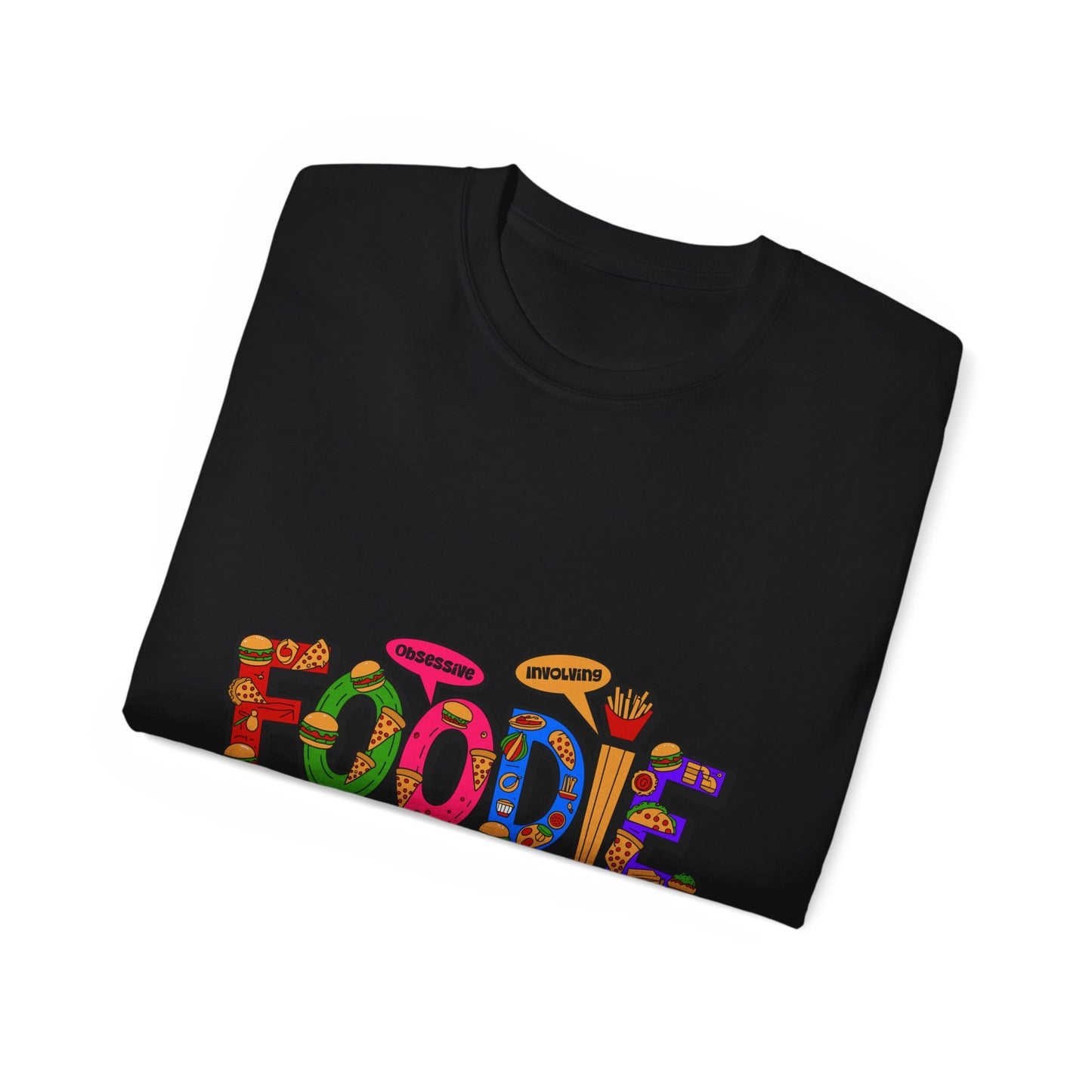 F.O.O.D.I.E. (Fascinating Obsessive Desires Involving Eating) Ultra Cotton Tee - Celebrate Culinary Passion