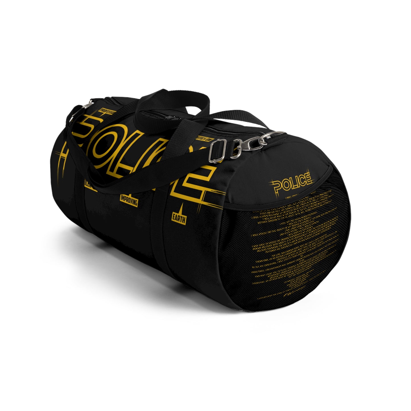 P.O.L.I.C.E. Support Duffel Bag with poem | Gym Bag, Sports Bag, Travel Bag, Workout Bag, Gift for Police Officers