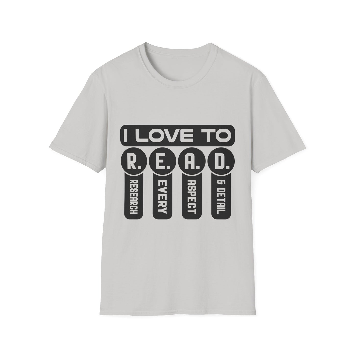 I Love to R.E.A.D. Unisex Softstyle T-Shirt - Perfect for Book Lovers