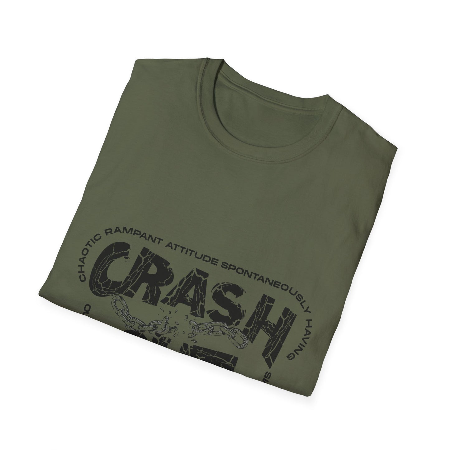 C.R.A.S.H. O.U.T. Unisex T-Shirt - Relaxed Style for Casual Days, Perfect for Everyday Wear, Gift Idea for Friends, Great for Lounging, Summer [...]