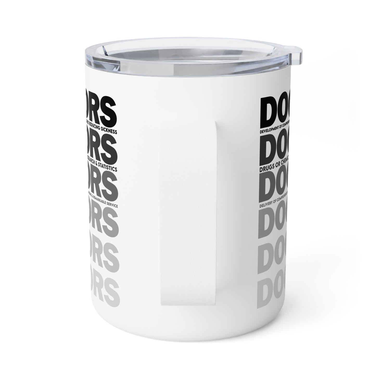 D.O.C.T.O.R.S. Sleek Insulated Coffee Mug | Modern Design for Doctors | Great for Gifts, Home, Office, Travel, and Holidays