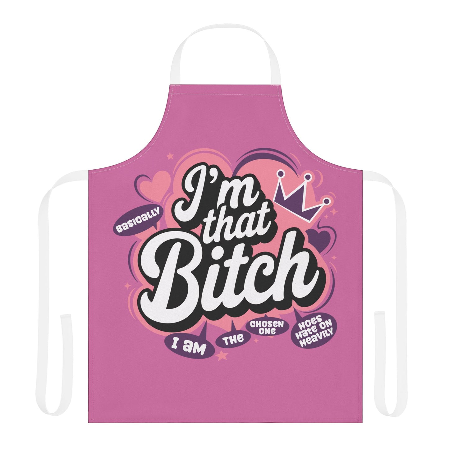 Funny Pink 'I'm That Bitch' Apron – Bold Statement Kitchen Apron for Chefs & Gift-Giving