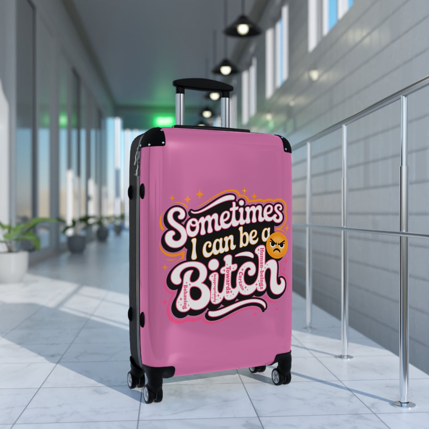 Sometimes I Can Be A BITCH, Luggage for Adventurers, Carry-On for Weekend Getaways, Perfect Travel Gift, Vibrant Lightweight [...]